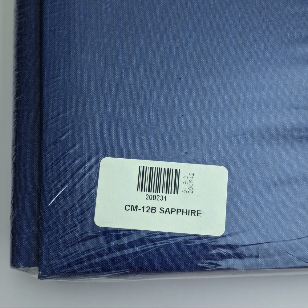 NEW Creative Memories 12x12 Album SAPPHIRE BLUE Silver Trim Pages + Protectors - Picture 5 of 9